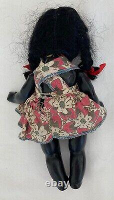 Rare Vintage 8 Composition Estrela S/A San Paulo African American Black Doll