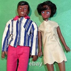 Rare Vintage Barbie Clone Black African-American Couple Amos & Annie NRFP