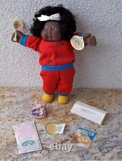 Rare Vintage Cabbage Patch Kids Doll Cornsilk African American Coleco Mint 1986