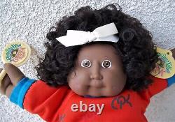 Rare Vintage Cabbage Patch Kids Doll Cornsilk African American Coleco Mint 1986