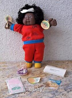 Rare Vintage Cabbage Patch Kids Doll Cornsilk African American Coleco Mint 1986