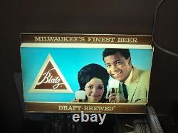 Rare Vintage Original African American Black AdvertisingBeer Sign