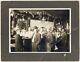 Rare c. 1900 Integrated Saloon Interior with Black African American Patrons Photo