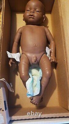 RealCare Baby Think It Over Doll Boy Male G4 Black African American in Box
