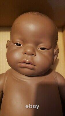 RealCare Baby Think It Over Doll Boy Male G4 Black African American in Box