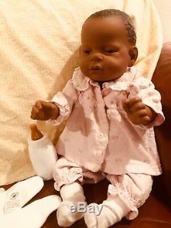 RealCare Baby Think It Over Doll G6 Gen 6 Black African Girl Female Extras NICE