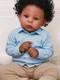 Realistic Reborn Baby Dolls Black Boy 22 Inch African American