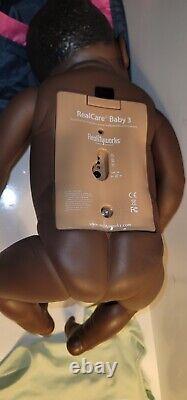 RealityWorks RealCare Baby III BLACK FEMALE AFRICAN AMERICAN GIRL Doll