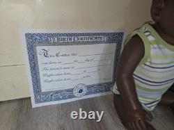 Reality Works REAL CARE BABY 3 African American Black Girl Female Doll