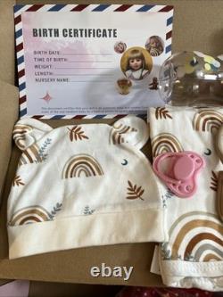 Reborn Baby Doll Black Girl African American Silicone 19 In Newborn Accessories