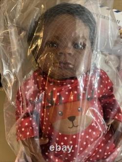 Reborn Baby Doll Black Girl African American Silicone 19 In Newborn Accessories