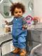 Reborn Baby Dolls Black Toddler Boy 26 Inch Big Size Lifelike African American B
