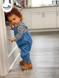 Reborn Baby Dolls Black Toddler Boy 26 Inch Big Size Lifelike African American B