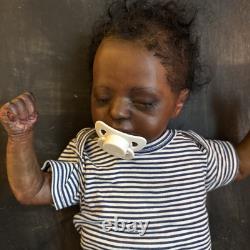 Reborn Newborn Baby African-American 20 4lbs