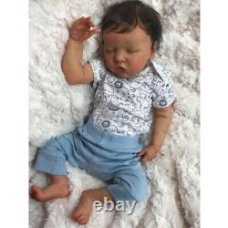 Reborn Silicone Soft Cloth Body Cute Lifelike Sleeping Doll Realistic Baby Toy