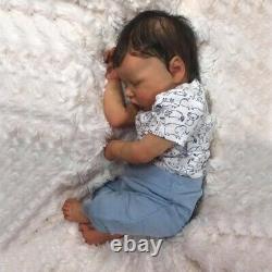 Reborn Silicone Soft Cloth Body Cute Lifelike Sleeping Doll Realistic Baby Toy