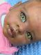 Reborn baby girl. Ethnic, African American, Bi racial. 20 inches