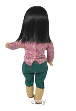 Retired Collectible American Girl Ivy Ling in Meet Outfit & Accessories EUC