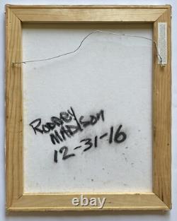 Rodney Madison African American Artist Abstract Expressionism Painting Black Art