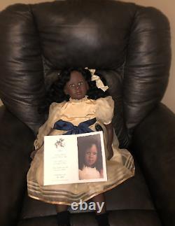 Ruth Treffeisen doll Aimee 29 African American original tag clothes and box