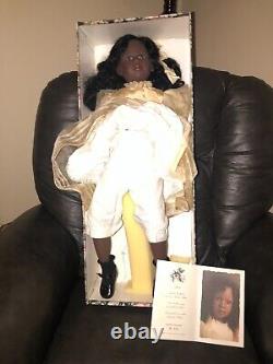 Ruth Treffeisen doll Aimee 29 African American original tag clothes and box