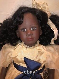 Ruth Treffeisen doll Aimee 29 African American original tag clothes and box