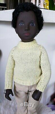 SASHA doll BLACK Trendon CALEB Doll #318 withtag 16 ENGLAND Vintage