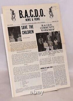 SCARCE 1974 Black Awareness Community Development org AFRICAN AMERICAN NEWS