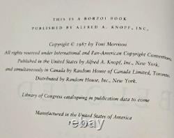 SCARCE RARE of BELOVED by Toni Morrison Uncorrected Proof 1987