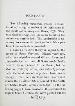 SC UNDER AFRICAN AMERICAN GOVERNMENT Confederate BLACK HISTORY Slavery CIVIL WAR