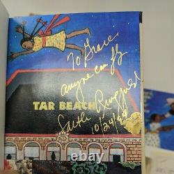 SIGNED Faith Ringgold TAR BEACH African American 11 Doll Autographed Book