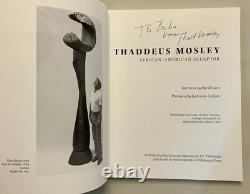 SIGNED Thaddeus Mosley African-American Sculptor, Pittsburgh artist, rare 1997