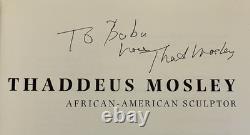 SIGNED Thaddeus Mosley African-American Sculptor, Pittsburgh artist, rare 1997