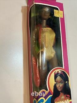 SUNSATIONAL MALIBU CHRISTIE #7745 STEFFIE FACE AA Black doll MATTEL Barbie NIB