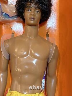 SUNSATIONAL MALIBU Ken #3849 Black African-American Rooted Afro NIB Mattel 1981