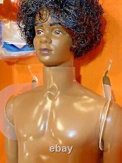 SUNSATIONAL MALIBU Ken #3849 Black African-American Rooted Afro NIB Mattel 1981