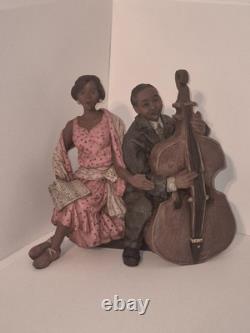 Sarah's Attic African American Black Heritage Figurine Man Women Musician