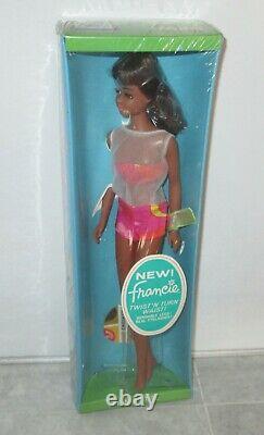 Second Issue Black Francie Doll In Variation Swimsuit NRFB