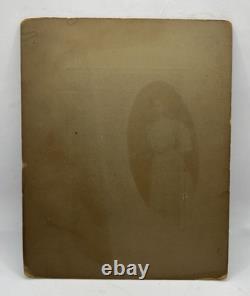 Set Of 2 Antique Photograph Cabinet Card Lot Older Black African American Lady