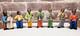 Seven Vintage Painted Porcelain Figurines of Black African American Musicians