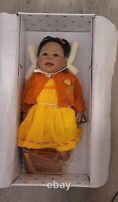 Shton-drake Imani Lifelike African American Doll With Musical Blanket