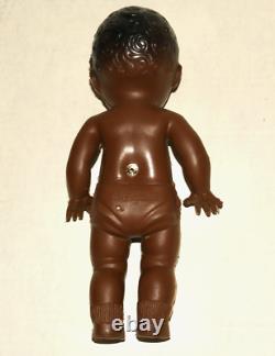 Sun Rubber Co. African American black rubber doll vintage TOD-L TOT
