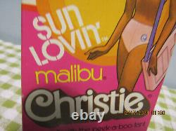 Sunsational Malibu Christie Barbie 1981 African American New in original box