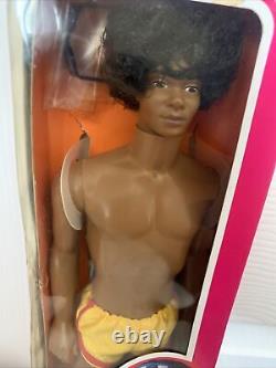 Sunsational Malibu Ken #3849 African-American Rooted Afro Mattel 1981 New In Box