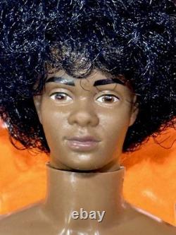 Sunsational Malibu Ken Black African-American Rooted Afro Mattel 3849 Vtg HTF