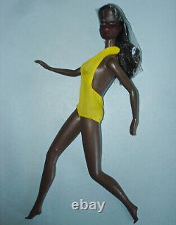 SuperStar Era MALIBU CHRISTIE #7745 Black AA Barbie Doll wBox Mattel Korea 1976