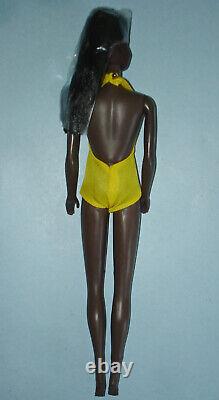 SuperStar Era MALIBU CHRISTIE #7745 Black AA Barbie Doll wBox Mattel Korea 1976