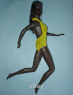 SuperStar Era MALIBU CHRISTIE #7745 Black AA Barbie Doll wBox Mattel Korea 1976