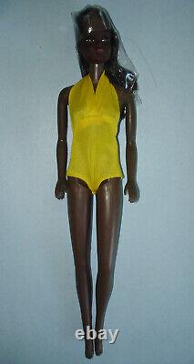 SuperStar Era MALIBU CHRISTIE #7745 Black AA Barbie Doll wBox Mattel Korea 1976