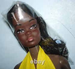 SuperStar Era MALIBU CHRISTIE #7745 Black AA Barbie Doll wBox Mattel Korea 1976